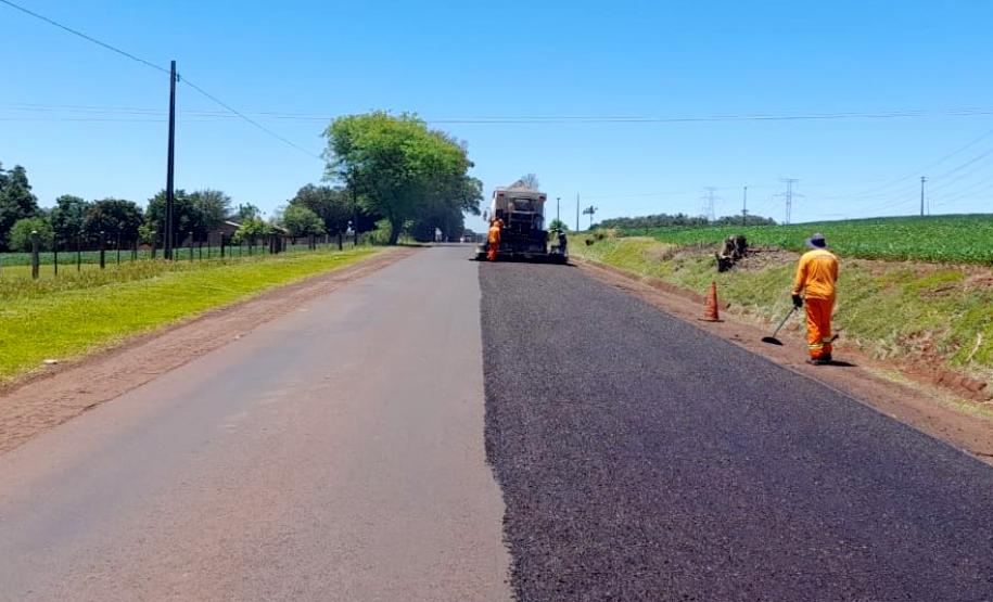 PR-497 Missal a São Miguel do Iguaçu conservação Foto: DER