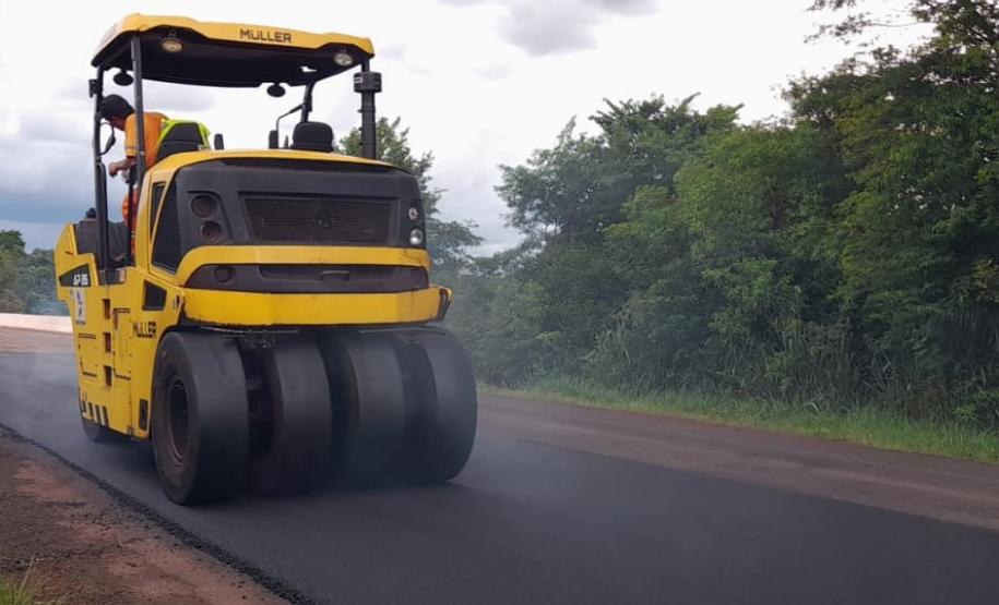 PR-497 Missal a São Miguel do Iguaçu conservação Foto: DER