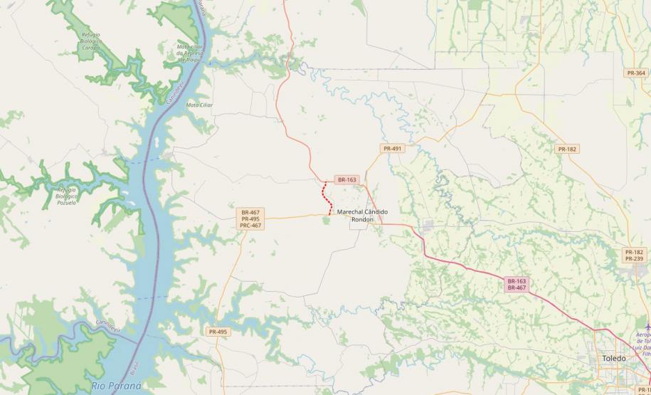 Novo Contorno de Marechal Cândido Rondon passa dos 50% de execução.