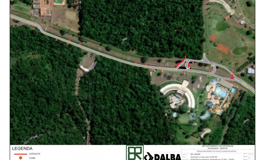 Desvio BR-469 - completo Foto: DER