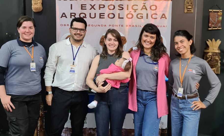 Pesquisas arqueológicas da Ponte da Integração são apresentadas em exposição Foto: DER-PR