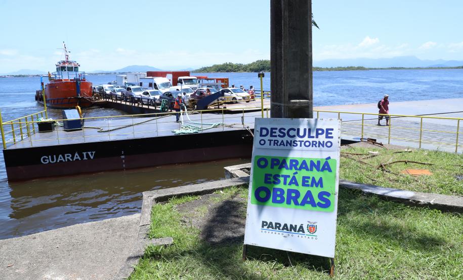 Governo do Paraná lança novo edital do ferryboat de Guaratuba Foto: Rodrigo Félix Leal / Seil