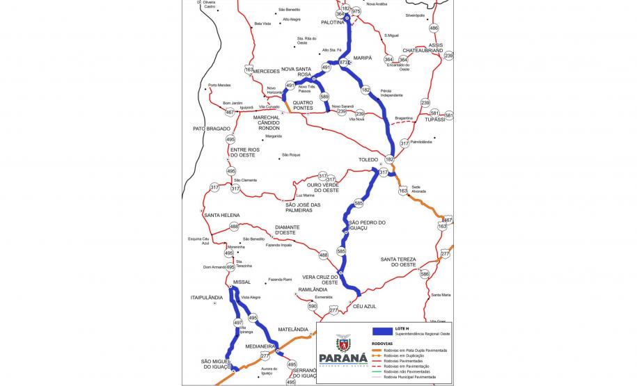 DER-PR homologa resultado de licitação para conservação de rodovias do Oeste