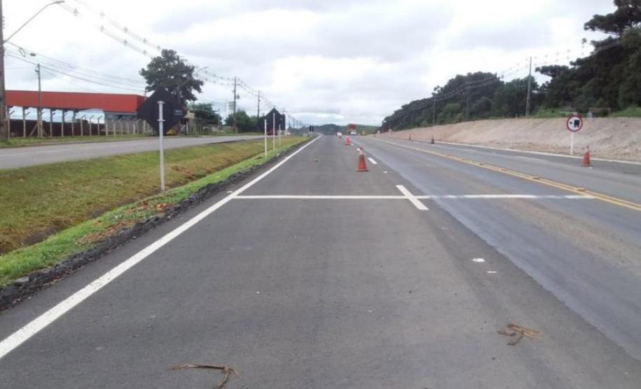 Klabin e Governo do Paraná entregam trechos de terceira faixa na PR-160 entre Telêmaco Borba e Imbaú Foto: DER-PR