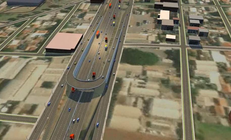 Os novos viadutos terão 760 metros de extensão e serão construídos entre os quilômetros 181 e 182 da BR-376. Foto: Reprodução