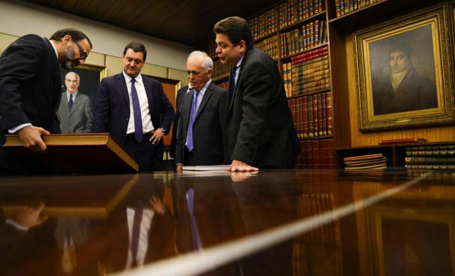 O governador apresentou o megapacote de concessões rodoviárias do Paraná, que prevê investimentos de mais de R$ 50 bilhões nos próximos anos. Foto: Foto: Jonathan Campos/AEN