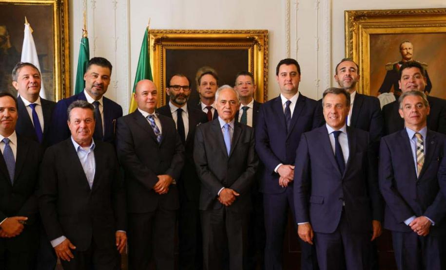 O governador apresentou o megapacote de concessões rodoviárias do Paraná, que prevê investimentos de mais de R$ 50 bilhões nos próximos anos. Foto: Foto: Jonathan Campos/AEN