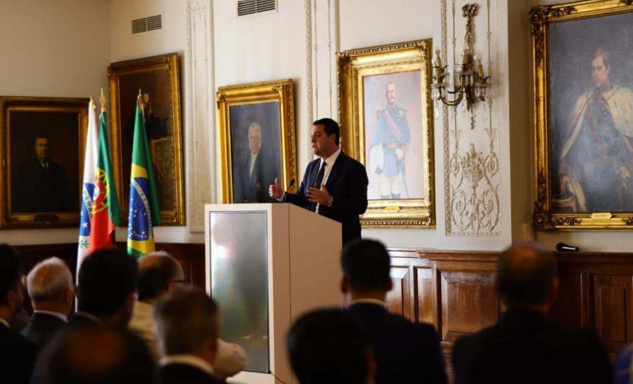 O governador apresentou o megapacote de concessões rodoviárias do Paraná, que prevê investimentos de mais de R$ 50 bilhões nos próximos anos. Foto: Foto: Jonathan Campos/AEN