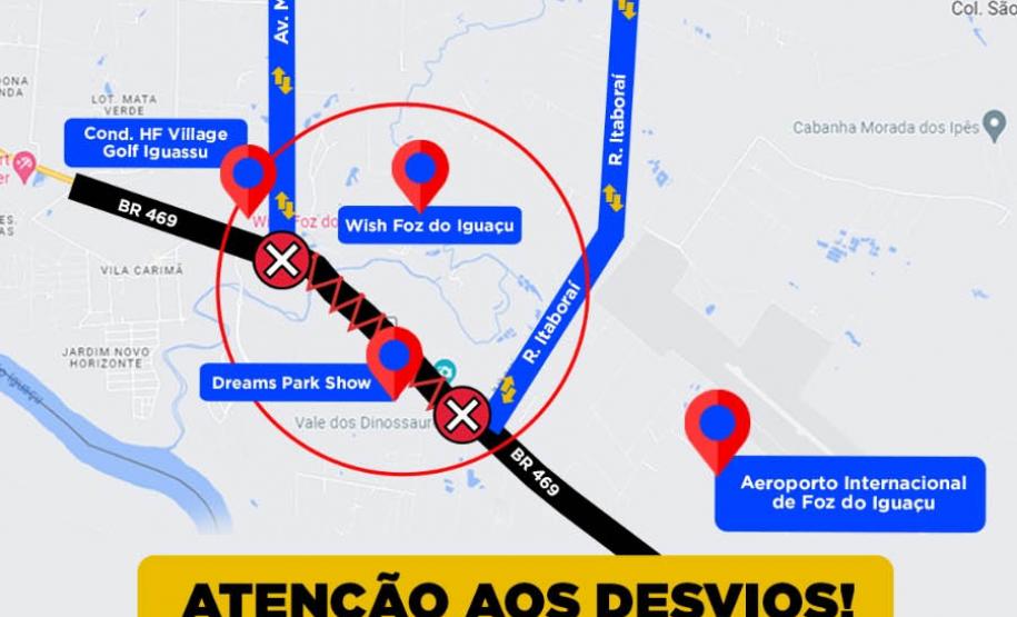 Rodovia das Cataratas terá bloqueio de tráfego na segunda para transporte de grandes vigas Foto: Albari Rosa/AEN