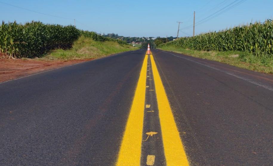 Conservação PR-461 Foto: DER