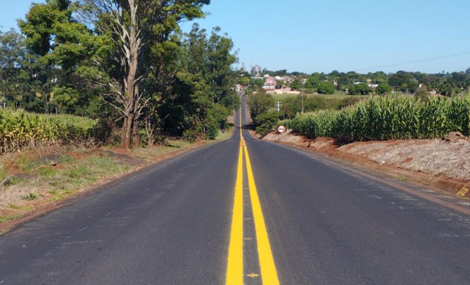 Conservação PR-461 Foto: DER