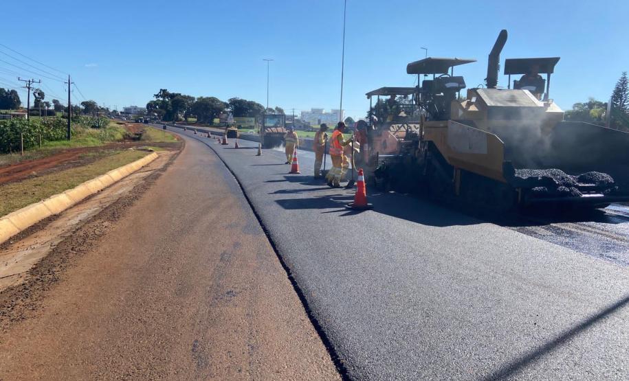 Com novos viadutos prontos, duplicação da BR-277 em Cascavel chega a 70,8% de conclusão  Foto: DER-PR