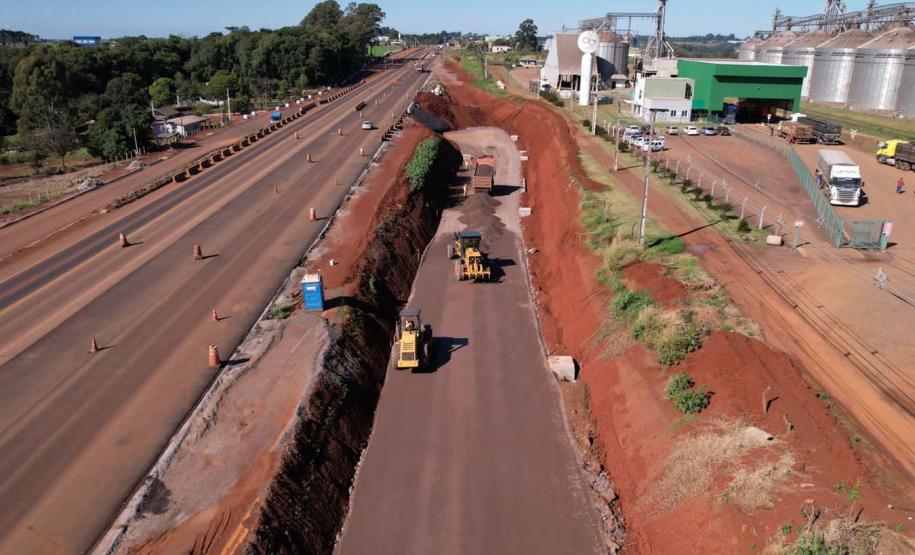 Com novos viadutos prontos, duplicação da BR-277 em Cascavel chega a 70,8% de conclusão  Foto: DER-PR