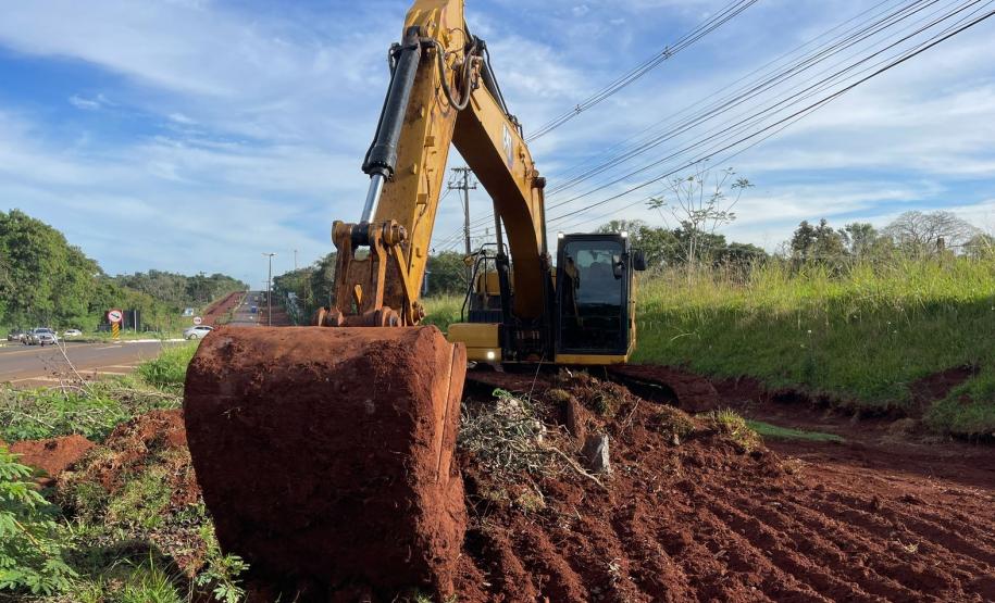 Duplicação da Rodovia das Cataratas chega a 11,81% de conclusão Foto: DER