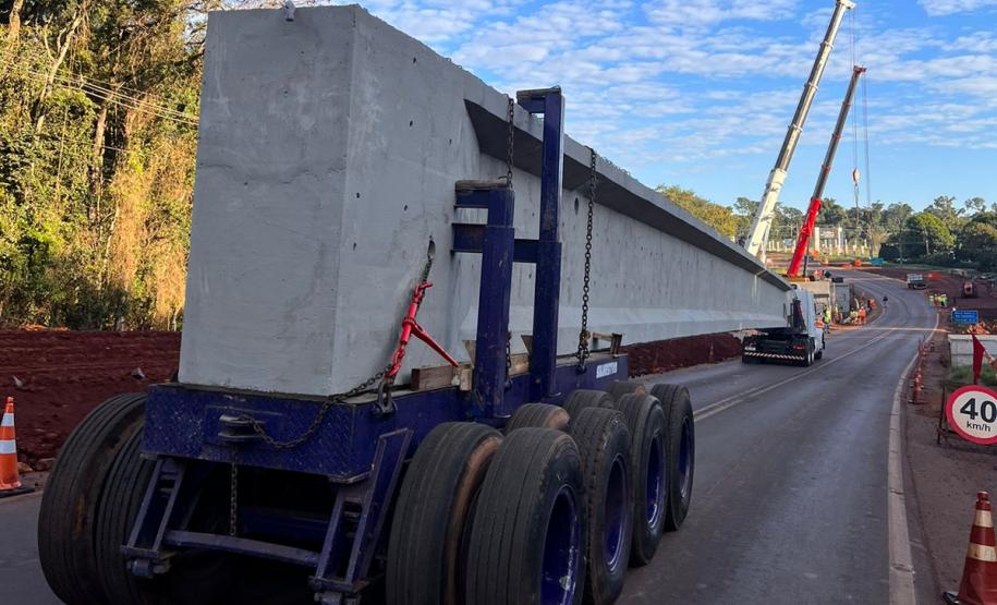 Duplicação da Rodovia das Cataratas chega a 11,81% de conclusão Foto: DER