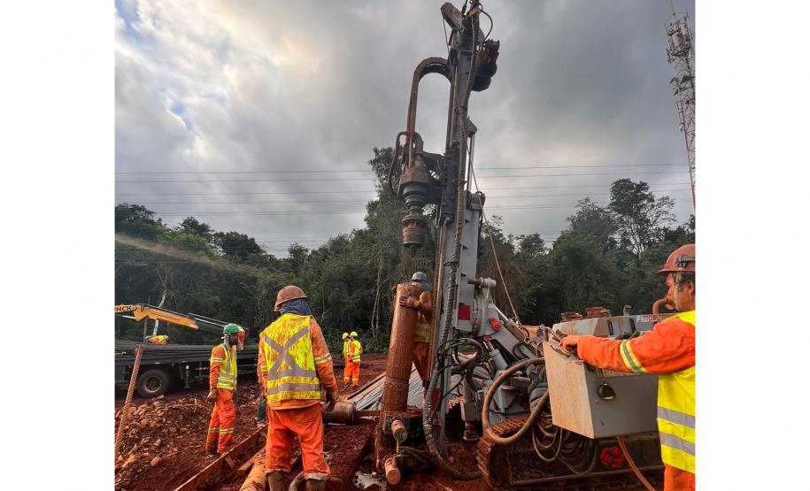 Duplicação da Rodovia das Cataratas chega a 11,81% de conclusão Foto: DER
