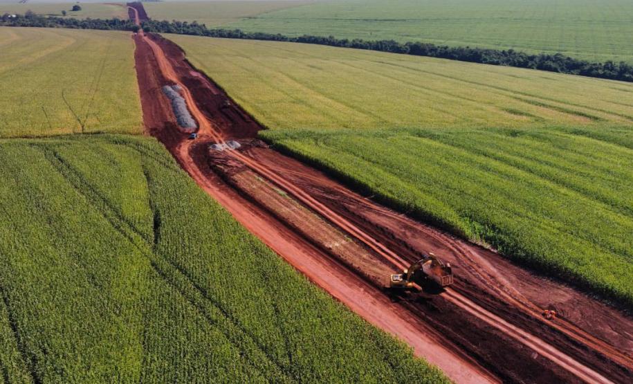 O governador Carlos Massa Ratinho Junior visita nesta terca-feira (20) a obra de Pavimentação PR-239 - Toledo e Assis Chateaubriand - 20/06/2022 - Foto: Geraldo Bubniak/AEN
