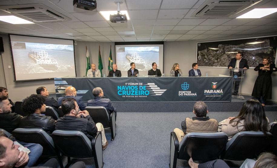 1º Fórum de Navios de Cruzeiro da Portos do Paraná. Foto: Claudio Neves/Portos do Paraná