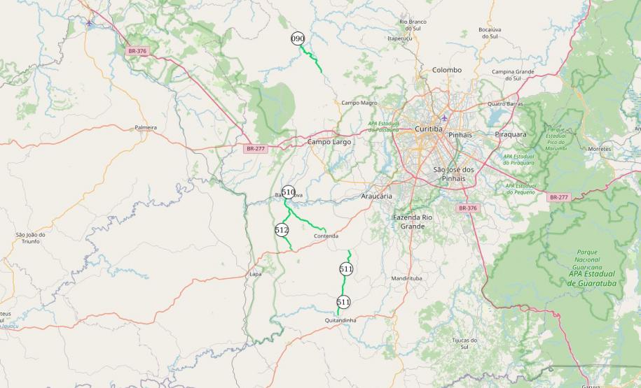 Estradas rurais da Região Metropolitana de Curitiba terão investimento de R$ 10,6 milhões Foto: DER-PR