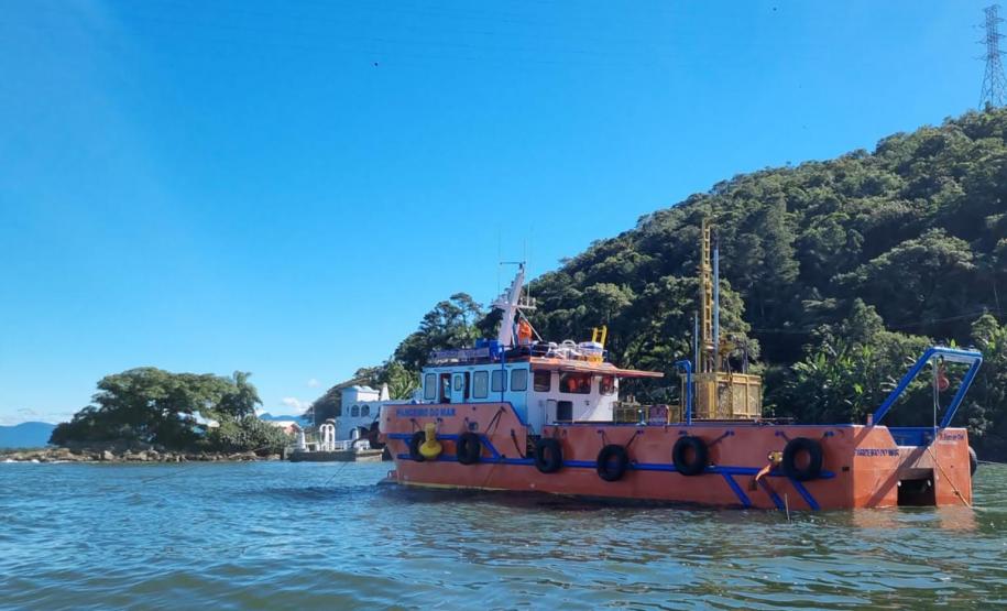 Sondagens da Ponte de Guaratuba entram em nova etapa Foto: DER-PR