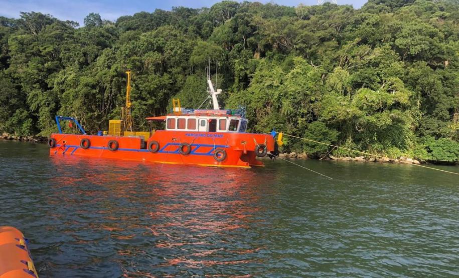 Sondagens da Ponte de Guaratuba Foto: DER-PR