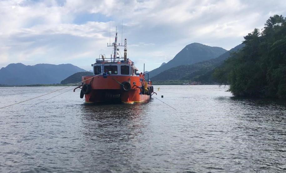 Sondagens da Ponte de Guaratuba Foto: DER-PR