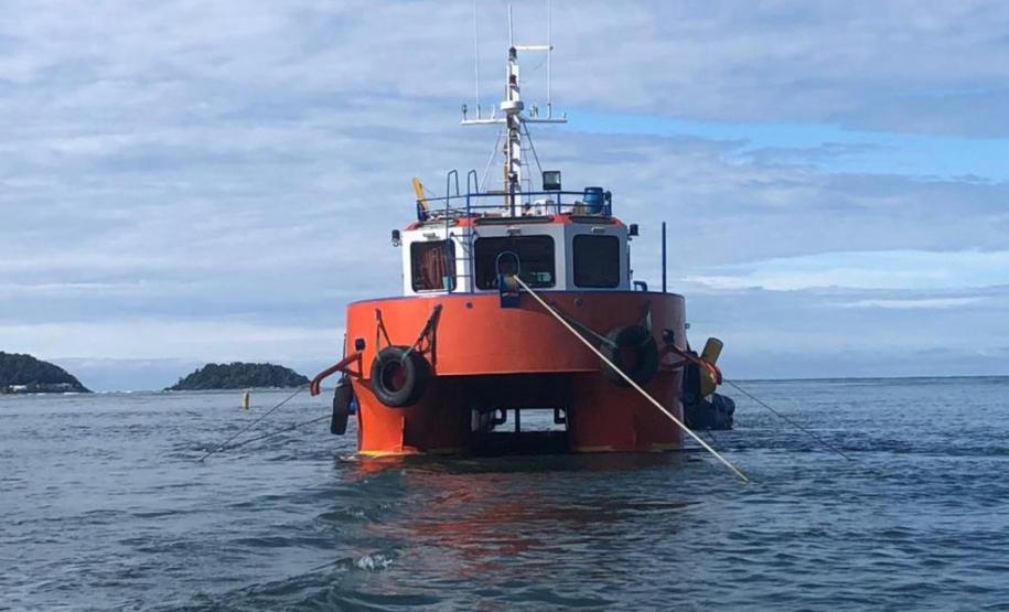 Sondagens da Ponte de Guaratuba Foto: DER-PR