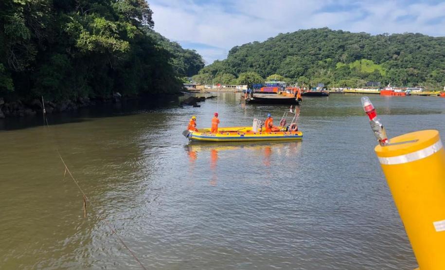 Sondagens da Ponte de Guaratuba Foto: DER-PR