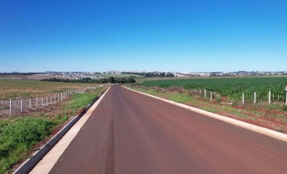 Duplicação do Contorno Oeste de Cascavel chega a 92,39% de conclusão Foto: DER-PR