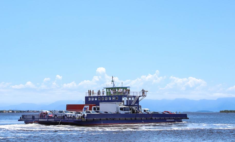 Ferry boat de Guaratuba tem resultado do edital homologado Foto: Rodrigo Félix Leal/SEIL