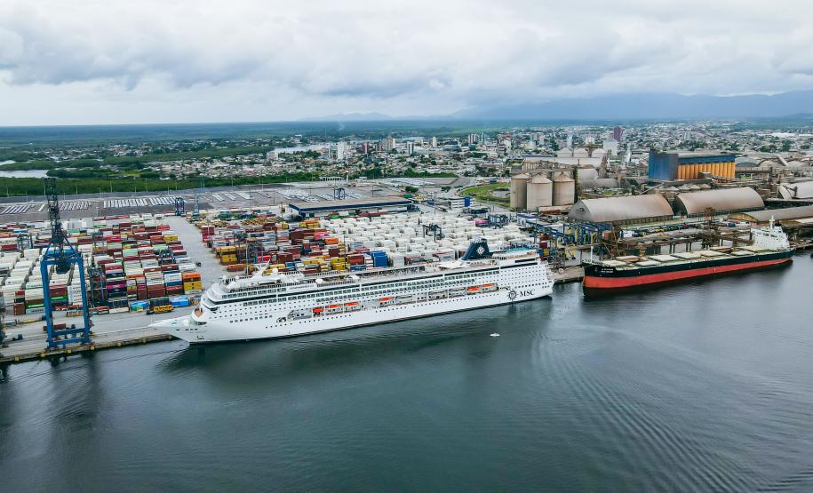 No aniversário de Paranaguá, Porto comemora 88 anos de relação com a cidade Foto: Claudio Neves/Portos do Paraná