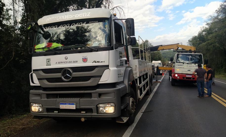 Guinchos do DER/PR passam a marca dos 100 mil atendimentos no antigo Anel de Integração Foto: DER