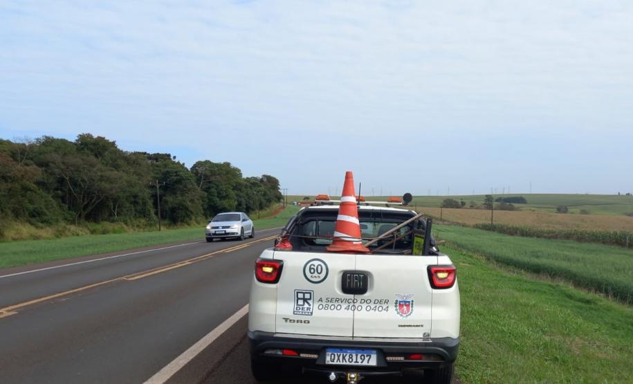 Guinchos do DER/PR passam a marca dos 100 mil atendimentos no antigo Anel de Integração Foto: DER