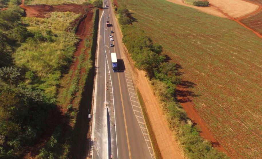 Nova passarela de Bandeirantes, na região Norte, deve ser concluída ainda em julho Foto: DER