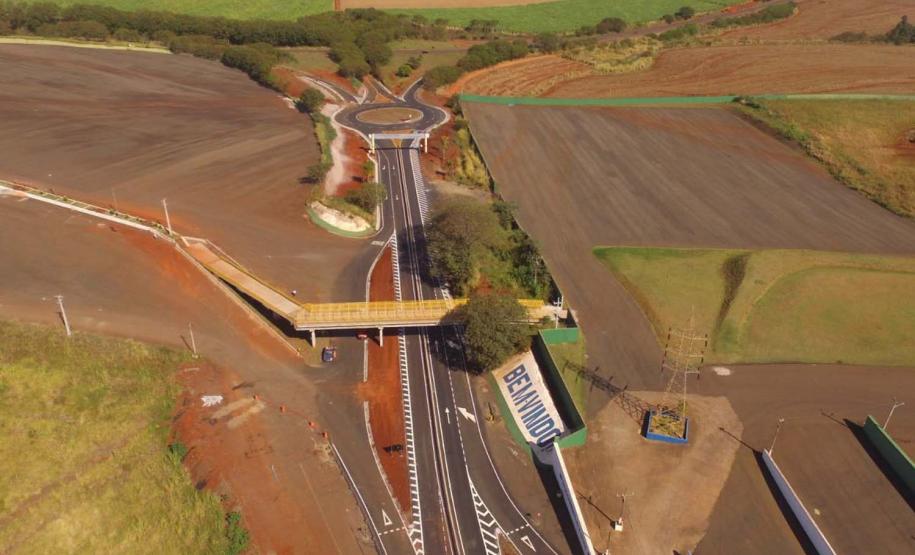 Nova passarela de Bandeirantes, na região Norte, deve ser concluída ainda em julho Foto: DER