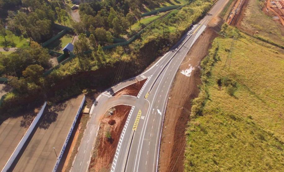 Nova passarela de Bandeirantes, na região Norte, deve ser concluída ainda em julho Foto: DER