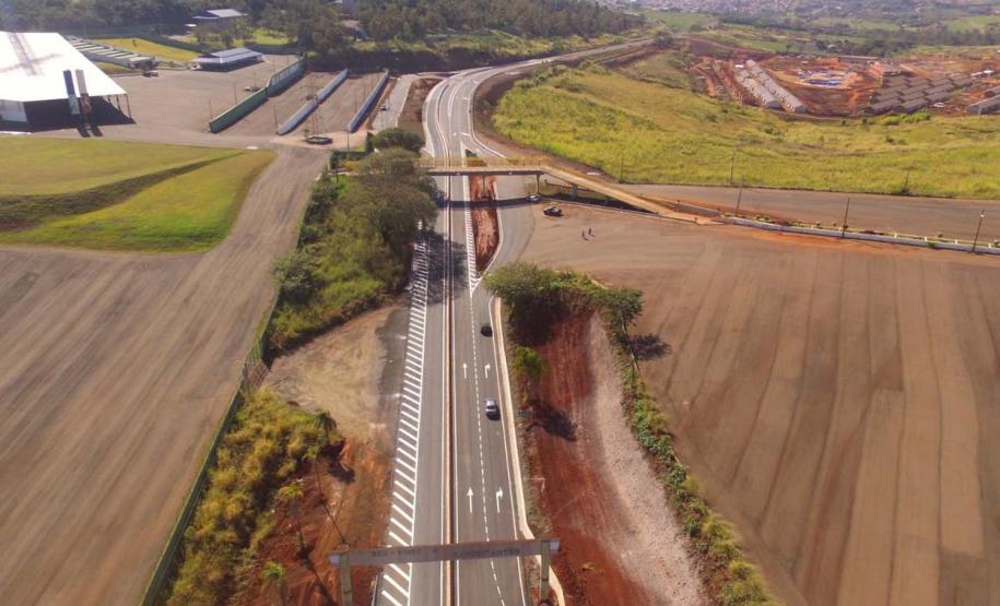 Nova passarela de Bandeirantes, na região Norte, deve ser concluída ainda em julho Foto: DER