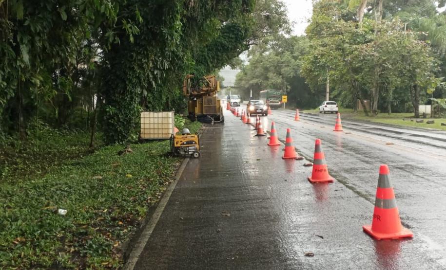 Novas sondagens no solo marcam avanço no projeto da Ponte de Guaratuba Foto: DER
