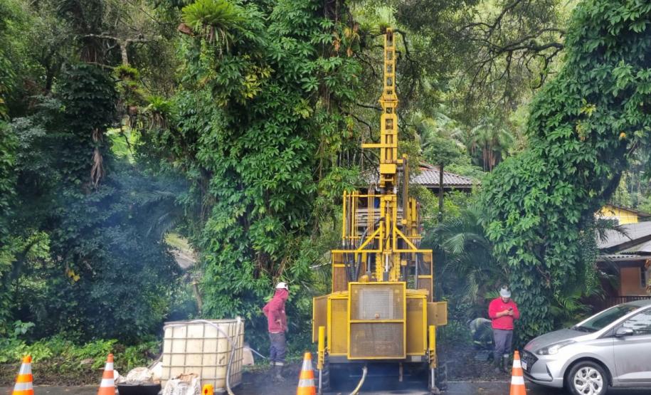 Novas sondagens no solo marcam avanço no projeto da Ponte de Guaratuba Foto: DER