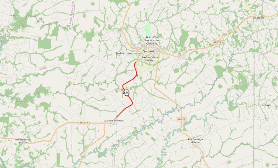 Governo lança edital para nova rodovia estadual em concreto, no Centro-Oeste Foto: DER-PR