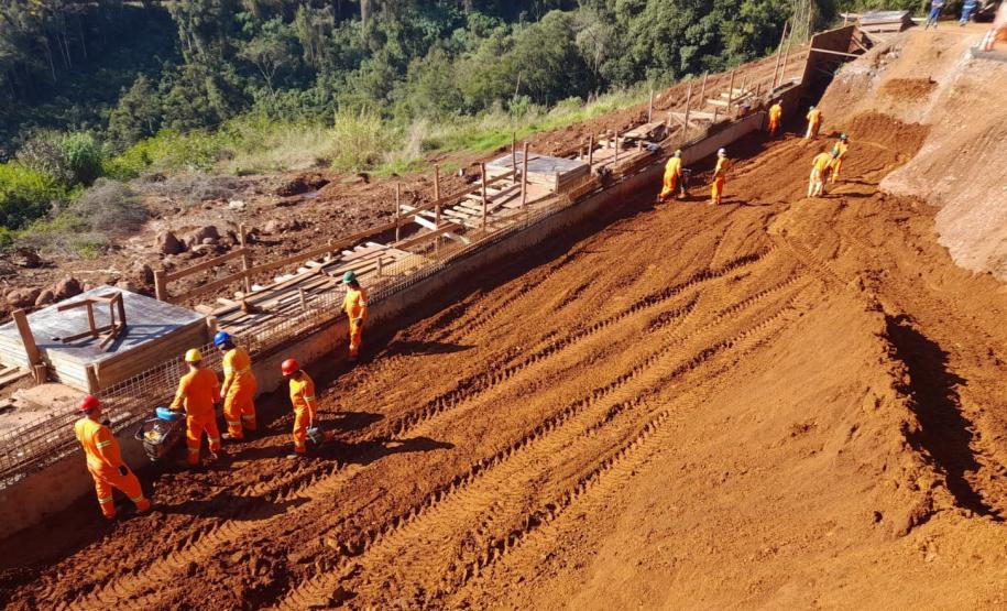 Recuperação de rodovia em Salgado Filho deve ser concluída em outubro Foto: DER-PR