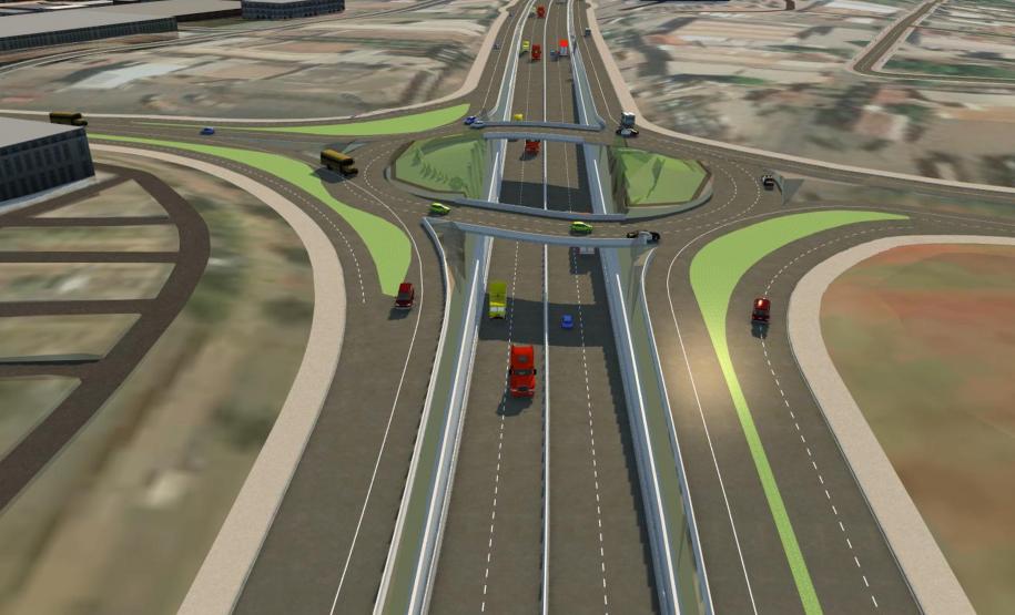 Com investimento de R$ 49 milhões, licitação do novo Trevo do Catuaí é homologada Foto: DER