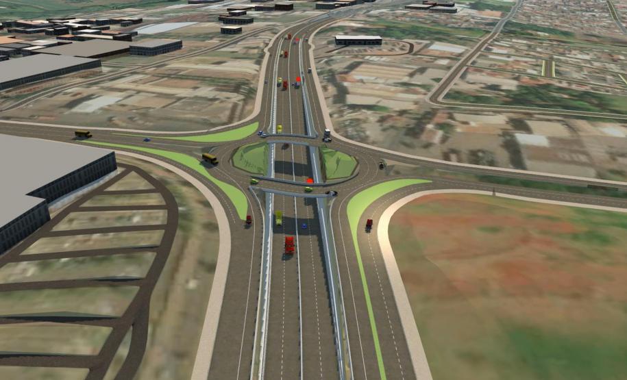 Com investimento de R$ 49 milhões, licitação do novo Trevo do Catuaí é homologada Foto: DER