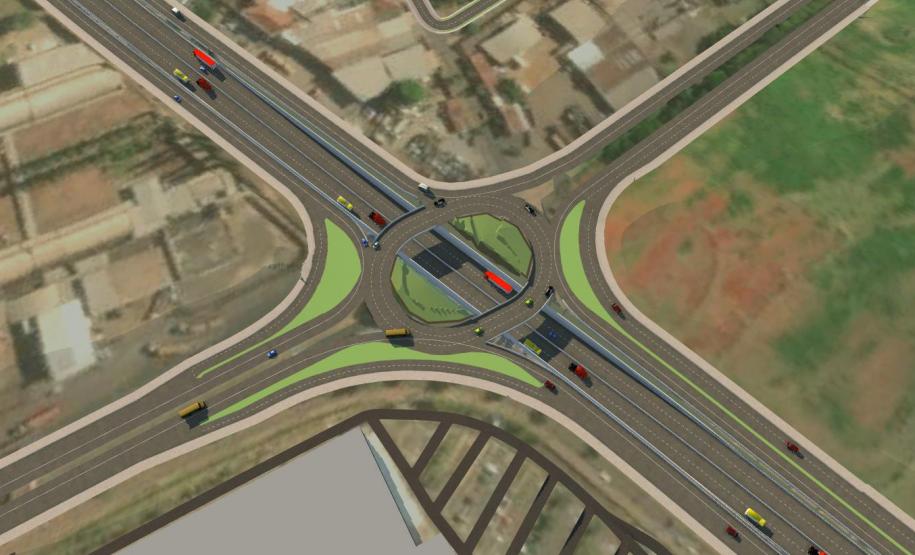 Edital do novo Trevo do Catuaí tem vencedor declarado; investimento é de R$ 49 milhões Foto: DER-PR