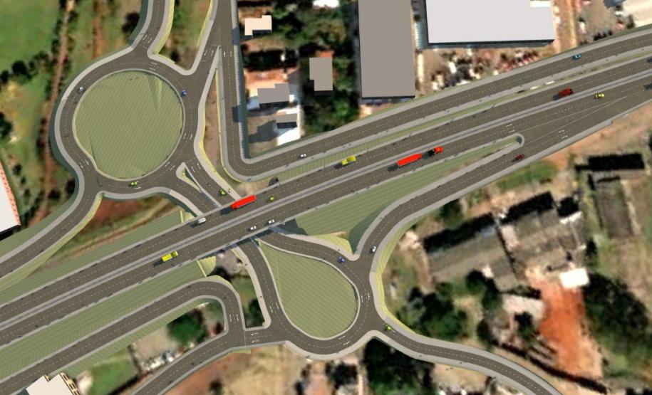 Governo conclui análise de empresa convocada para executar Viaduto da PUC, em Londrina Foto: DER