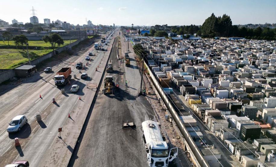 Rotatórias começam a tomar forma em obra do novo Viaduto do Bradesco Foto: DER
