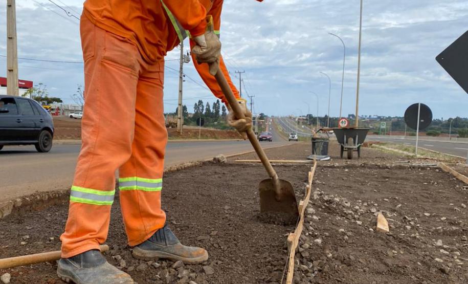 Estado libera tráfego nas pistas principais da obra de duplicação da BR-277 em Guarapuava Foto: DER