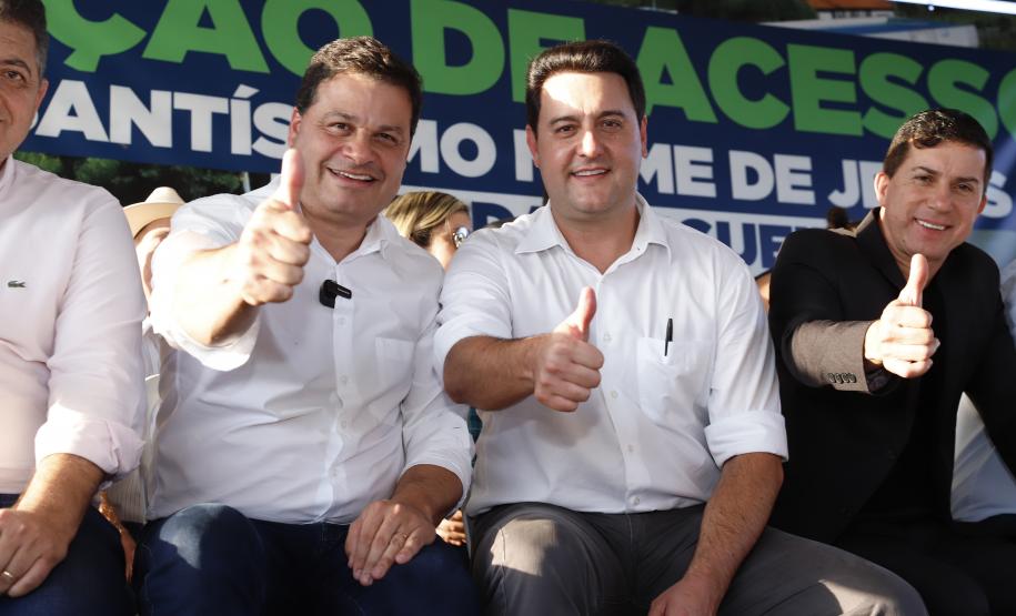 Governador inaugura nova pavimentação do acesso ao santuário de Joaquim Távora Foto: Rodrigo Félix Leal / SEIL