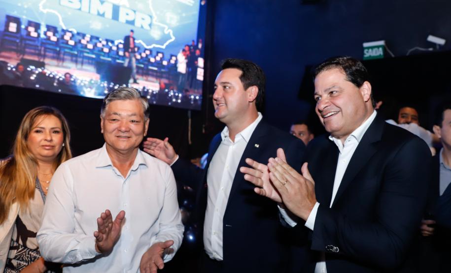 Mais agilidade, transparência e eficiência no planejamento e na execução das obras públicas. Com o objetivo de difundir estas boas práticas por todos os municípios, o governador Carlos Massa Ratinho Junior lançou nesta segunda-feira (21), no Museu Oscar Niemeyer, a Jornada BIM Paraná. Foto: Rodrigo Félix Leal / SEIL