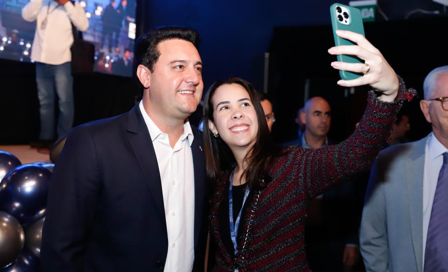 Mais agilidade, transparência e eficiência no planejamento e na execução das obras públicas. Com o objetivo de difundir estas boas práticas por todos os municípios, o governador Carlos Massa Ratinho Junior lançou nesta segunda-feira (21), no Museu Oscar Niemeyer, a Jornada BIM Paraná. Foto: Rodrigo Félix Leal / SEIL